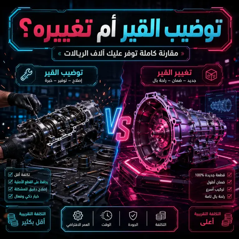 توضيب القير أم تغييره وأيهما أفضل لسيارتك