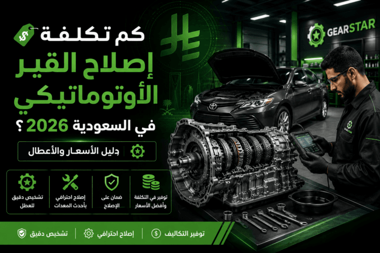 كم تكلفة إصلاح القير الأوتوماتيكي في السعودية 2026؟ 3 كم تكلفة إصلاح القير الأوتوماتيكي في السعودية