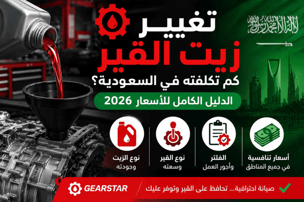 تغيير زيت القير