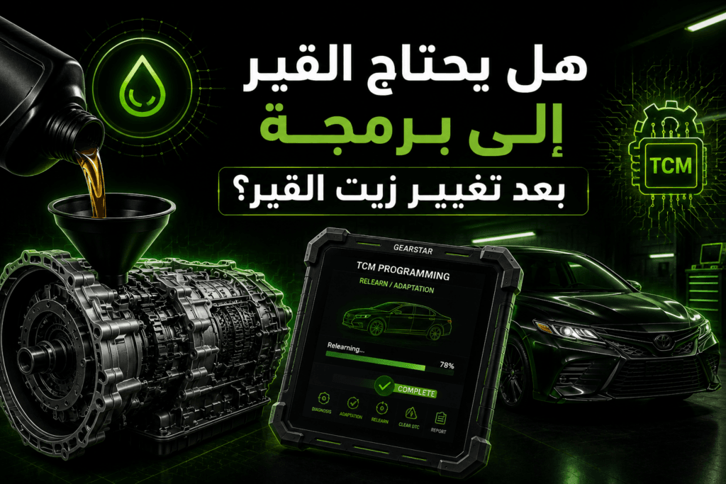 برمجة القير بعد الإصلاح