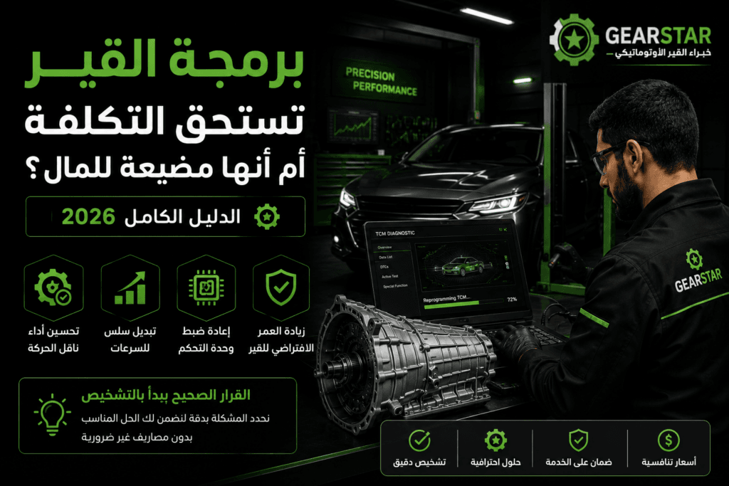 هل برمجة القير تستحق التكلفة أم أنها مضيعة للمال؟ الدليلك الكامل 2026 1 برمجة القير تستحق التكلفة
