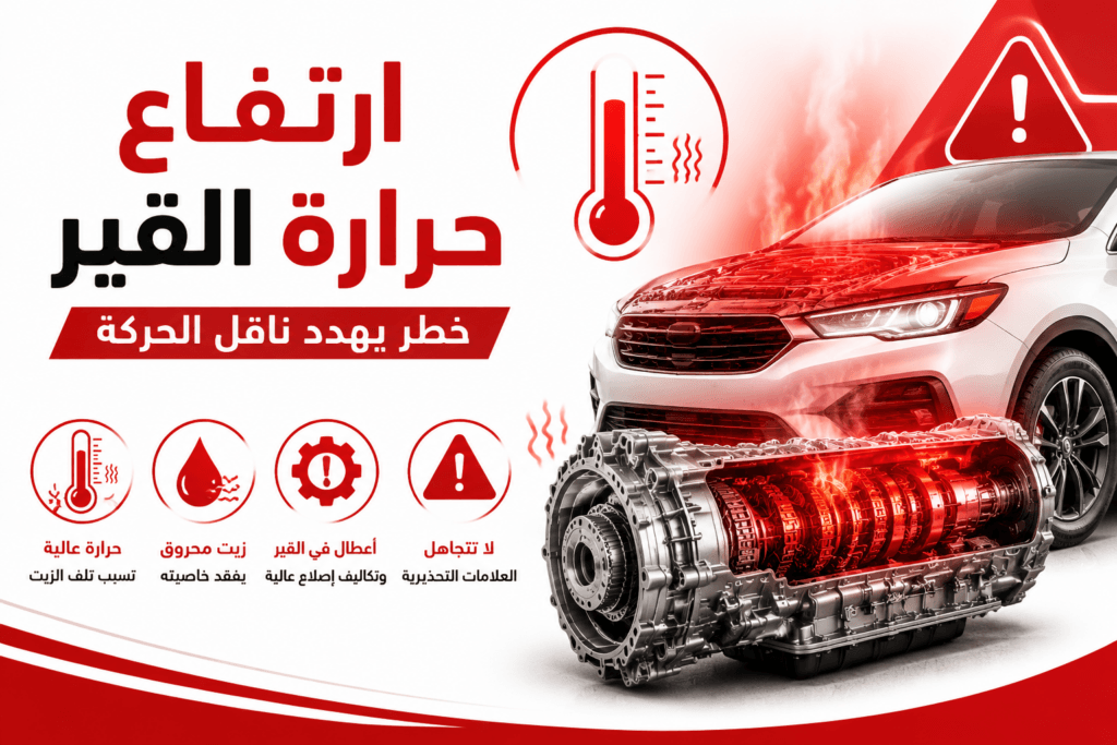 ارتفاع حرارة القير الأوتوماتيكي