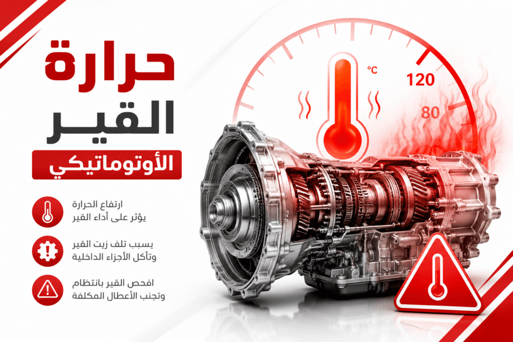 كيف تؤثر حرارة الصيف في السعودية على القير الأوتوماتيكي؟ 1 حرارة القير الأوتوماتيكي