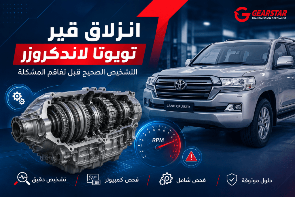 انزلاق قير تويوتا لاندكروزر