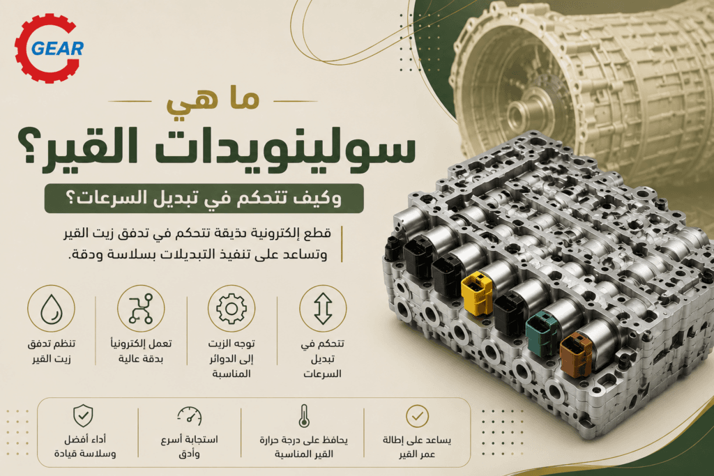 ما هي سولينويدات القير؟ وكيف تتحكم في تبديل السرعات؟ 1 سولينويدات القير الأوتوماتيك وكيف تتحكم في تبديل السرعات